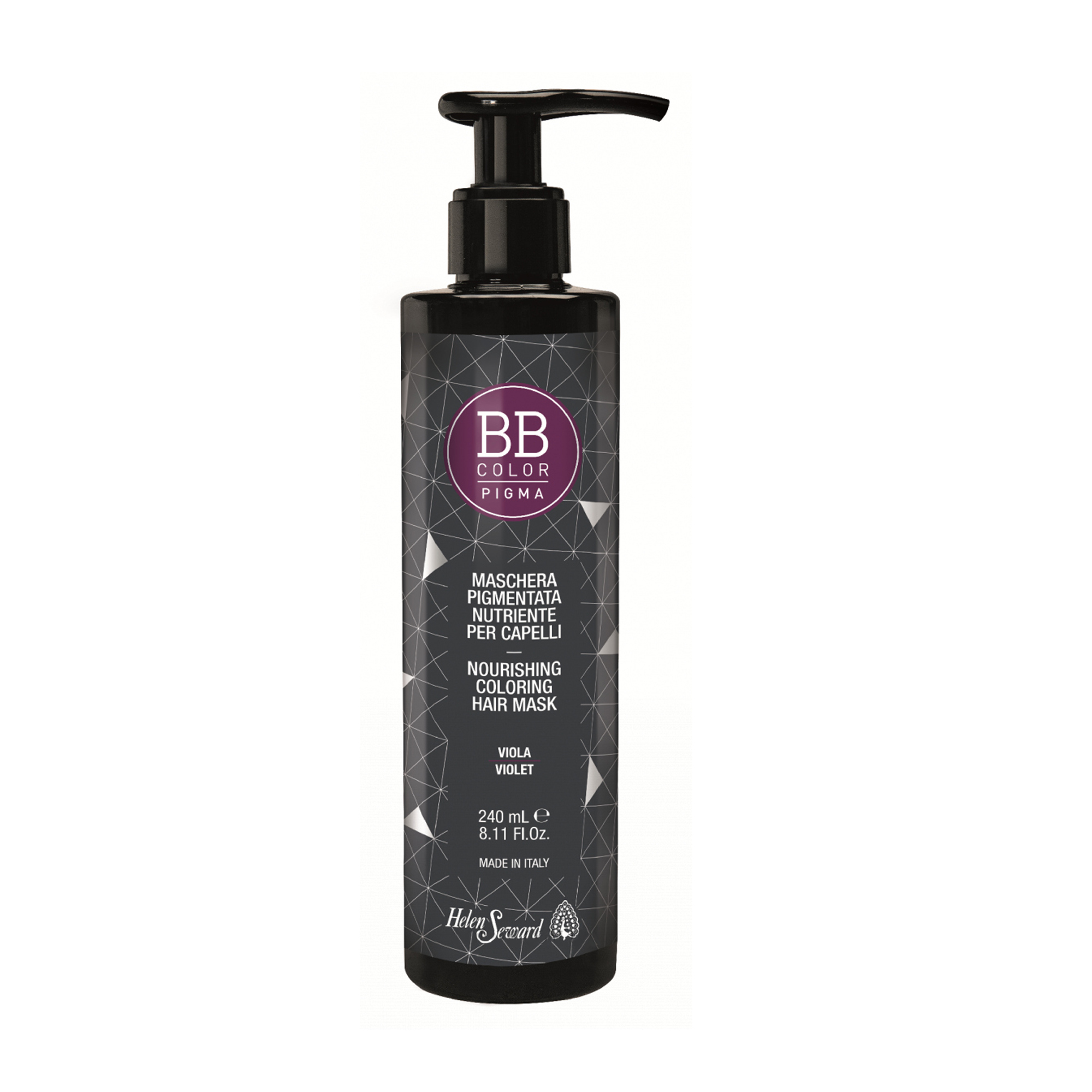 Уцінка! Живильна маска для волосся Helen Seward BB Color Pigma Nourishing Coloring Hair Mask для надання блиску, Violet, 240 мл