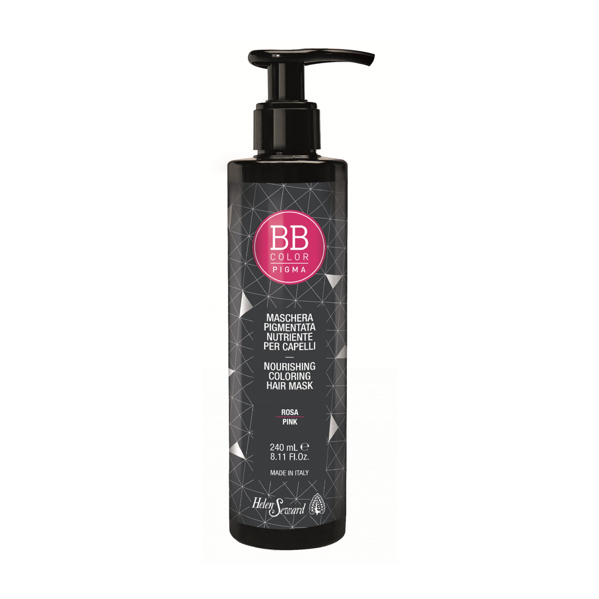 Уцінка! Живильна маска для волосся Helen Seward BB Color Pigma Nourishing Coloring Hair Mask для надання блиску, Pink, 240 мл